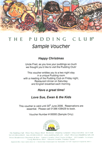 Gift Vouchers at The Three Ways House Hotel